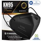 50 Máscaras Respiratórias KN95 PFF2 WWDoll 5 Camadas Anvisa 50 Máscaras Respiratórias KN95 PFF2 WWDoll 5 Camadas Anvisa