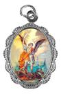 50 Medalhas de Alumínio São Miguel Arcanjo - Mod. 1 Níquel