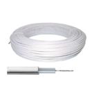 50 Metros Cabo Fio Alta Tensão 5mm Cerca Elétrica Branco