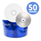 50 Midia Cdr Virgem Multilaser Cd 52x 700mb Cdr Gravável