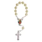 50 Mini Terço com Foto de Sagrado Coração de Maria