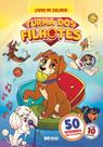 50 PAGINAS PARA COLORIR - TURMA DOS FILHOTES Espiral - C/ 10 adesivos - bicho esperto