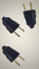 50 Pçs Plug Macho Extensão 10A Padrão Antigo Preto 50 Pçs Plug Macho Extensão 10A Padrão Antigo Preto