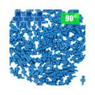 50 Peças Bicos de Spray para Micro Gramado - 90°, 180° e 360° - Aspersor de Irrigação