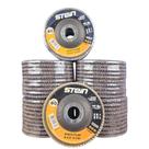 50 Peças disco flap curvo 4.1/2 115mm metais ferrosos Grão 80 Stein