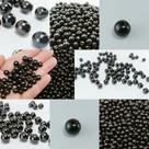 50 peças pérola 8 mm p/ colar, pulseiras, chinelos, brincos e artesanatos