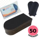 50 Refil Lixas Adesivas para Pés Pedicure Descartável Preta Base reta 50 Refil Lixas Adesivas para Pés Pedicure Descartável Preta Base reta