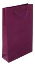 50 Sacola De Papel Roxo Presente 25x17x6cm Bolsa