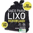50 Sacos Preto lixo 200 Litros Super Reforcado Boca Larga 50 Sacos Preto lixo 200 Litros Super Reforcado Boca Larga
