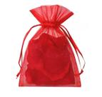 50 Saquinhos de organza 7x9 vermelho lembrancias artesanato