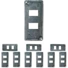 50 Tampa P/condulet 1 Polegada Múltiplo 2 Tomada Rj Sieg 50 Tampa P/condulet 1 Polegada Múltiplo 2 Tomada Rj Sieg