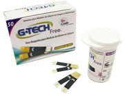 50 Tiras De Glicemia Free + 100 Lancetas - G-Tech