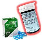 50 Tiras Glucoleader + 100 Lancetas Da Medlevensohn Diabetes
