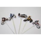 50 topper tag plaquinha para doces festa aniversário comemoração moto motocross motoqueiro 50 topper tag plaquinha para doces festa aniversário comemoração moto motocross motoqueiro