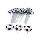 50 topper tag plaquinha para doces futebol bola