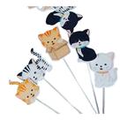 50 topper tag plaquinha para doces Gatos gatinhos pet