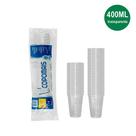 50 Un Copo Descartável 400ml Transparente