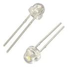50 Un. Leds Diodo Branco Super Brilho 5mm Chapeu De Palha