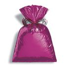 50 Un Saco embalagem metalizado Roxo para presentes lojas festa 20x29 cm Cromus