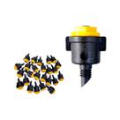 50 Uni Microaspersor Nebulizador Na-1 Agrojet Base Rosca 1/4" Irrigação Nevoa