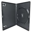 50 Unid Box Dvd - Capa Preto Tradicional - Resistente