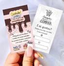50 Unidades Cartão de Agradecimento 250GR Tag Cartão