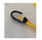 50 unidades fixador lona gancho ferro amarelo 30cm