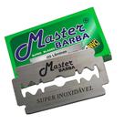 50 Unidades Lâmina de Barbear Master Barba Alta Durabilidade + Corte Perfeito 50 Unidades Lâmina de Barbear Master Barba Alta Durabilidade + Corte Perfeito