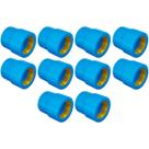 50 Unidades Luva LR Bucha Latão 25x1/2" Azul