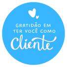 500 Etiqueta Adesivas - Gratidão Em Ter Você Como Cliente - Redonda 3 Cm 500 Etiqueta Adesivas - Gratidão Em Ter Você Como Cliente - Redonda 3 Cm