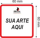 500 Etiquetas Adesivas, Rótulos Personalizados 6x6 Cm