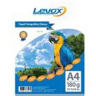 500 Folhas - Papel A4 Fotográfico Glossy 180g Levox
