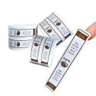 500 Lacres Adesivos de Segurança Para Feijoada 10 x 2 Cm