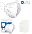 500 Máscaras Descartáveis Branca KN95 PFF2 WWDoll Cód Anvisa