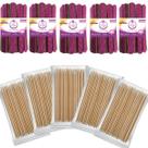 500 mini lixa de unha rosa + 500 palitos para unha bambu liz