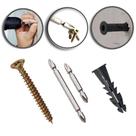 500 Parafusos Phillips C/bucha 6mm Anel- total 1000 Unidades