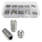500 parafusos rosca soquete sem cabeça allen m2.5 a m4 inox