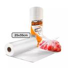 500 Sacos Bobina Picotada 25x35 Roll Bag