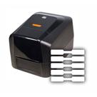 5000 Etiquetas Adesiva Jóia Bijuteria Brinco Fix 10x65mm em filme Bopp