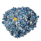 500G Quartzo Azul Celeste Pedra Rolado PP 8mm Classe B 500G Quartzo Azul Celeste Pedra Rolado PP 8mm Classe B