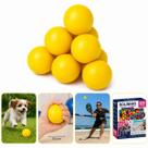 500x Bolinha Lisa Fisioterapia de Mãos Anti Stress Pet e Exercícios Frescobol