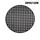 50pcs Flower Pot Hole Mesh Pad Tapete inferior Rede de vedação de drenagem respirável