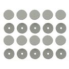 50un Botão Pressão 10mm Branco Pino Plástico Bolsas Mochilas