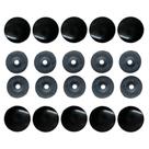 50un Botão Pressão 10mm Preto Pino Plástico Bolsas Mochilas