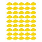 50x Chapéu Chines Cone 19cm Mini Treino Esporte Funcional AMARELO