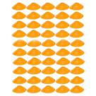 50x Chapéu Chines Cone 19cm Mini Treino Esporte Funcional LARANJA