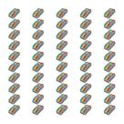 50x Conector Linear 222-423 3 Vias 32a/450v Emenda Rápida