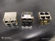 50x Conector Rj45 Quadruplo Blindado Femea 90 Wurth