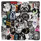 51 Stickers Magia Negra Bruxaria Sobrenatural Adesivo Horror