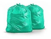 55 Un Saco De Lixo Em Rolo 50l Verde